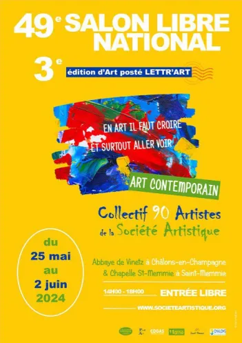 49ème Salon Libre National & 3ème Salon d'art posté Lettr'art