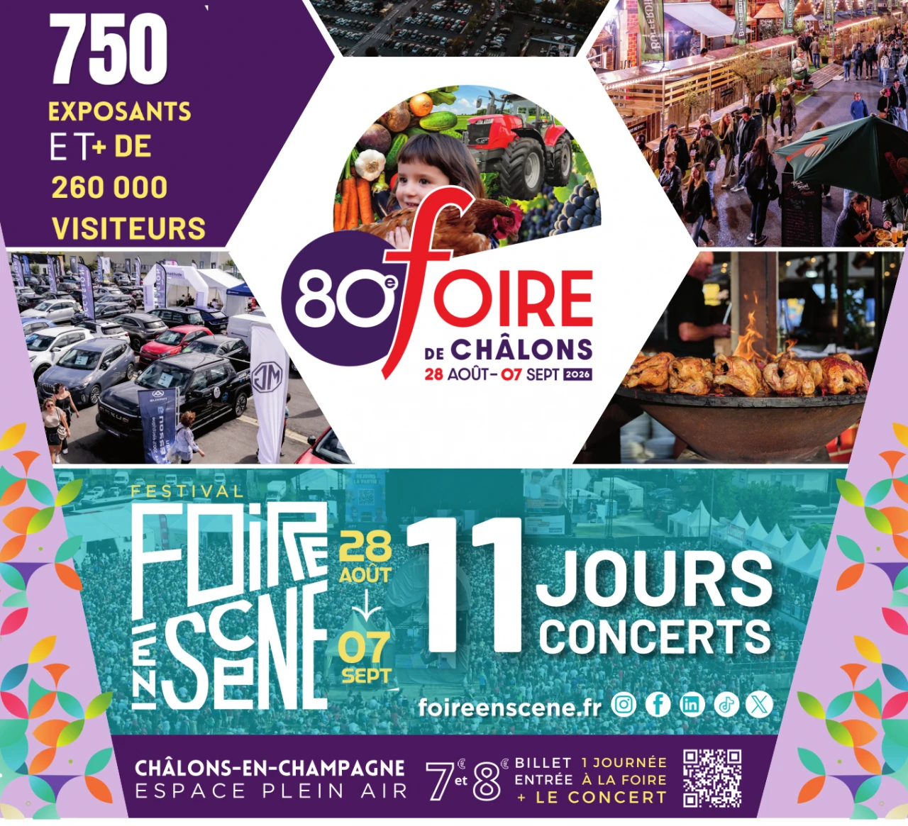 Retrouvez nous sur la 80e Foire-Expo de Châlons-en-Champagne !
