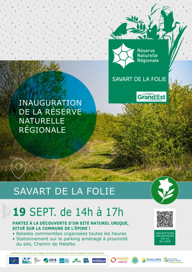 Inauguration de la Réserve Naturelle Régionale - Savart de la Folie