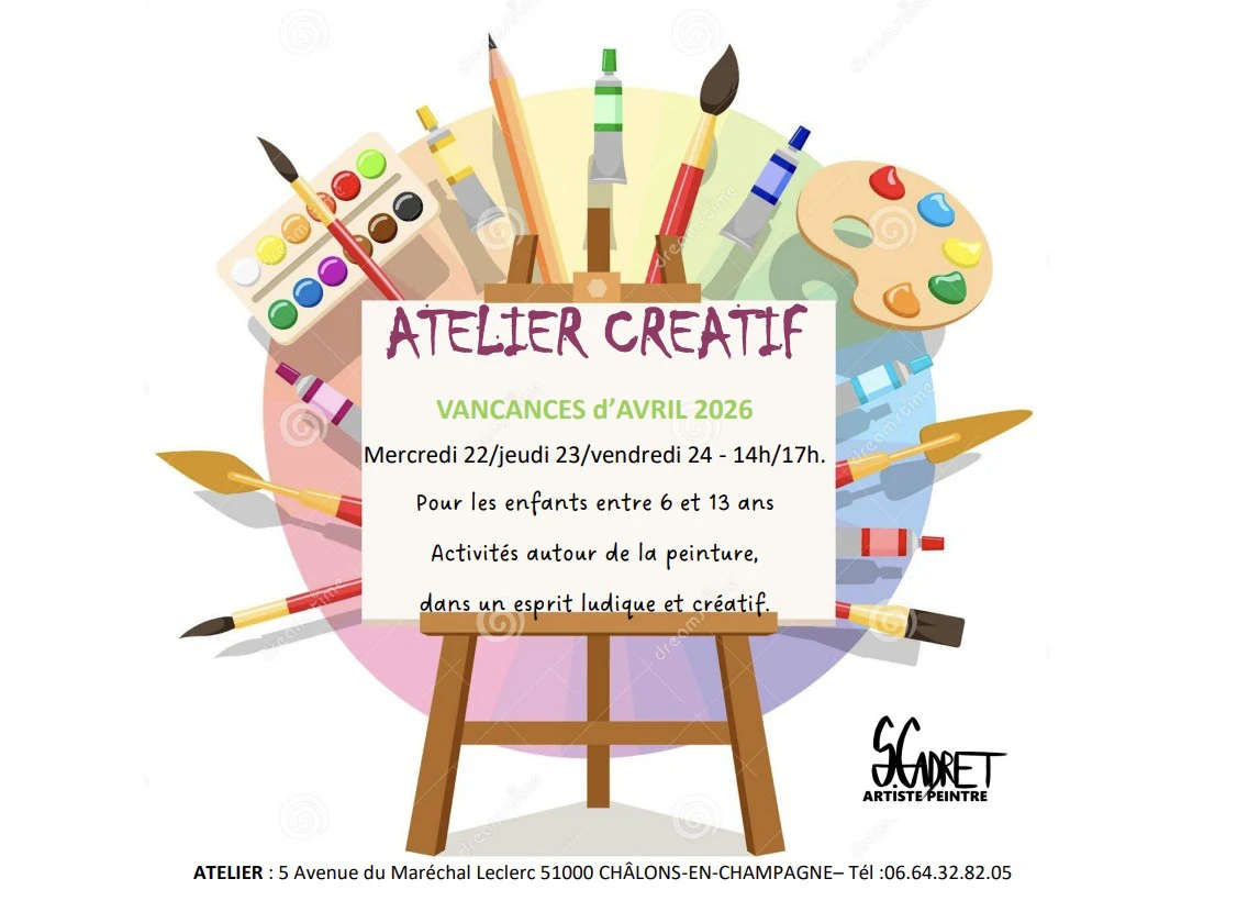 Atelier Créatif avec Sandra Gadret