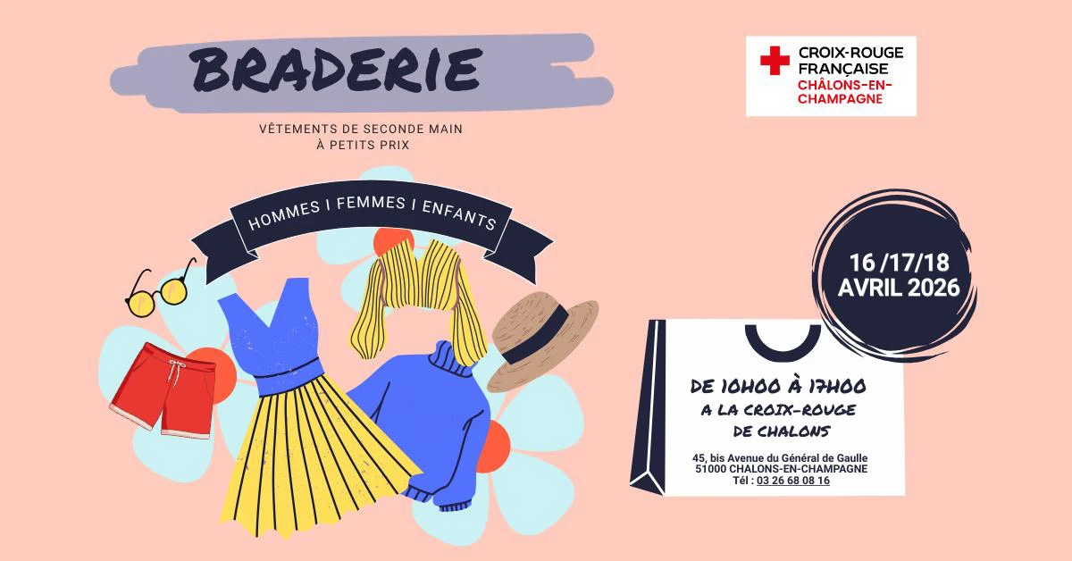 Braderie à la Croix-Rouge Française