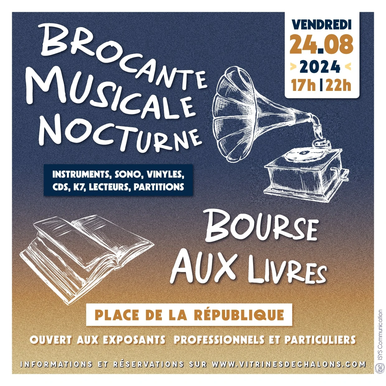 Brocante Musicale Nocturne & Bourse aux Livres