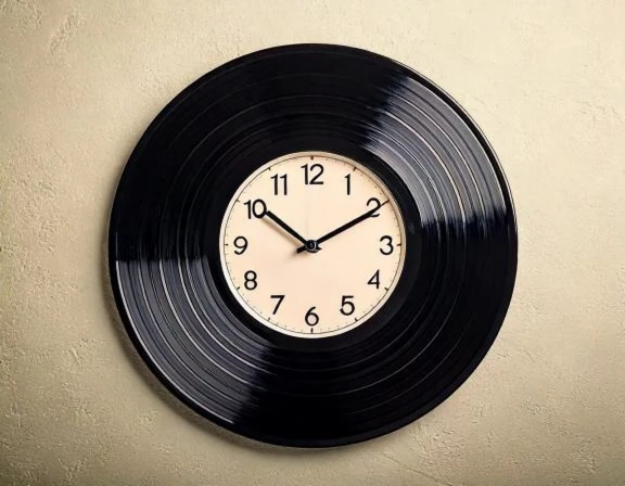 Horloge sur vinyle - 2ème édition