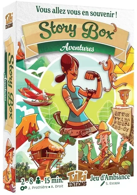 Ouvre la boîte et deviens le personnage de l'histoire ! Story Box aventures