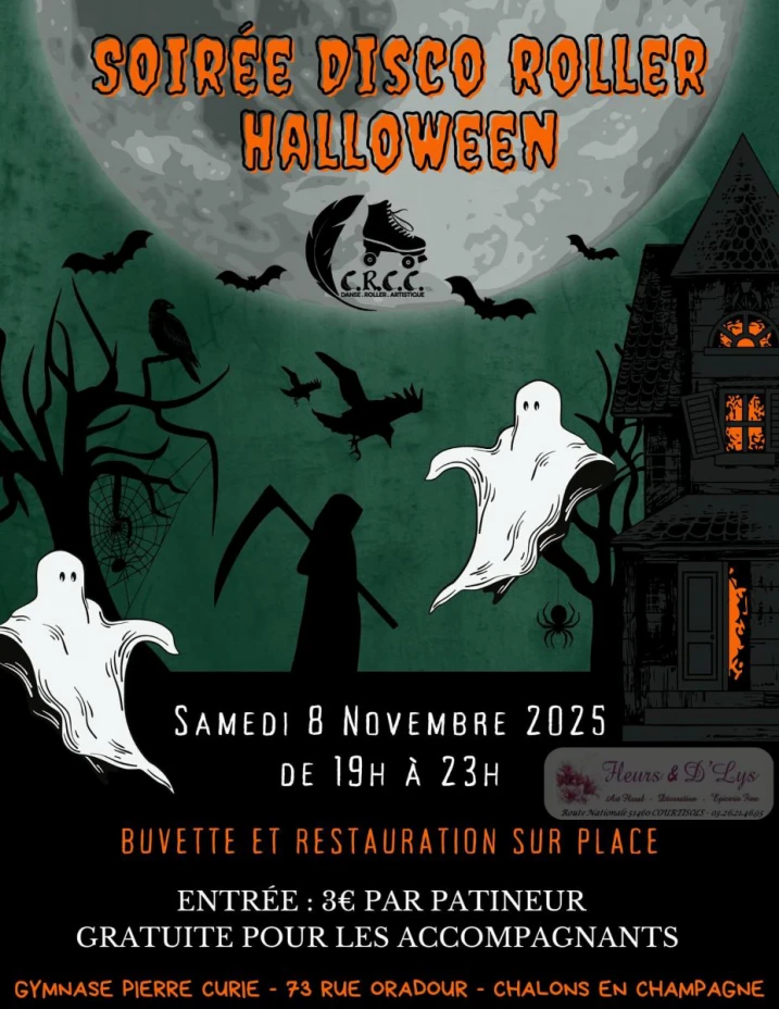Soirée Disco Roller Halloween