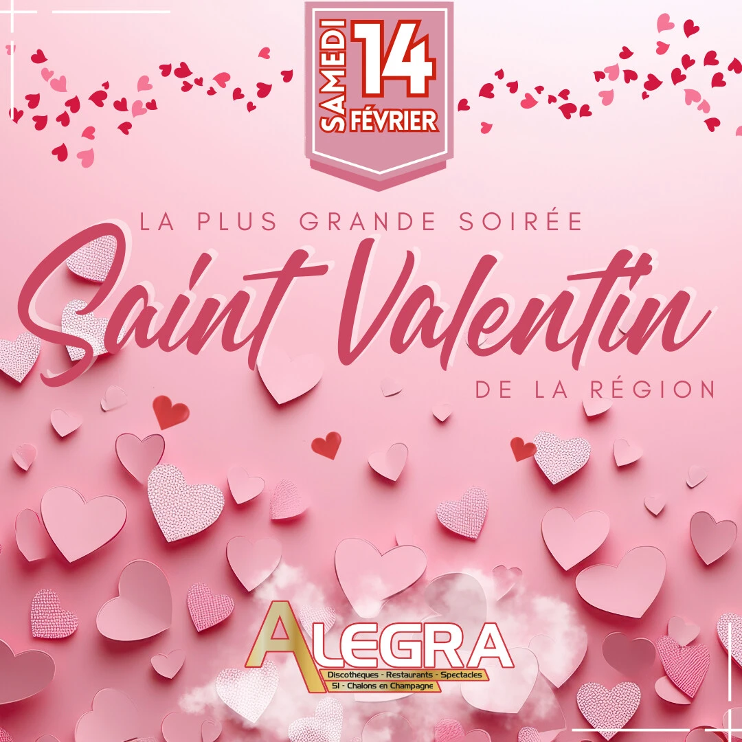 Soirée Saint-Valentin à l'Alegra