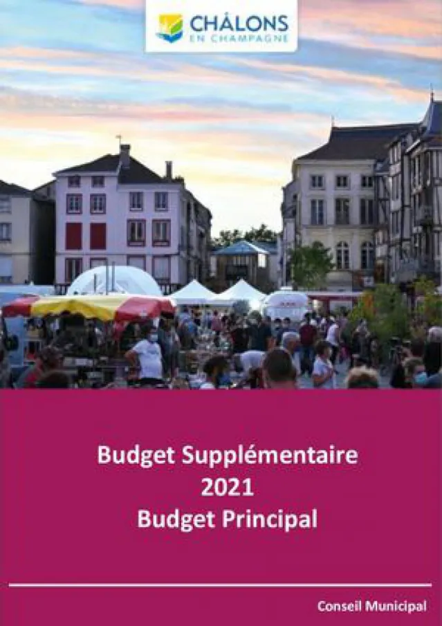 Budget Supplémentaire Ville 2021 Budget Principal