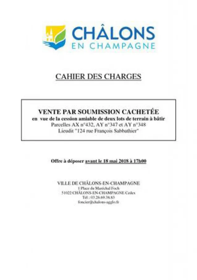 Cahier Des Charges Sabbathier Et Annexes