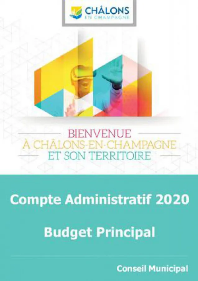 Compte Administratif Ville 2020 Budget Principal