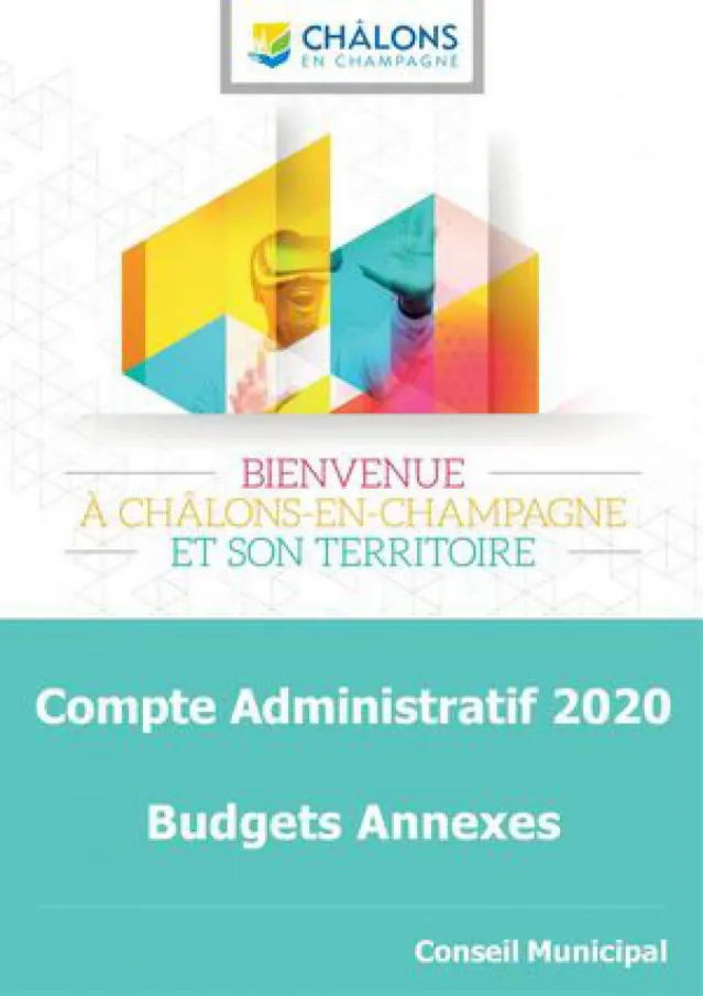 Compte Administratif Ville 2020 Budgets Annexes