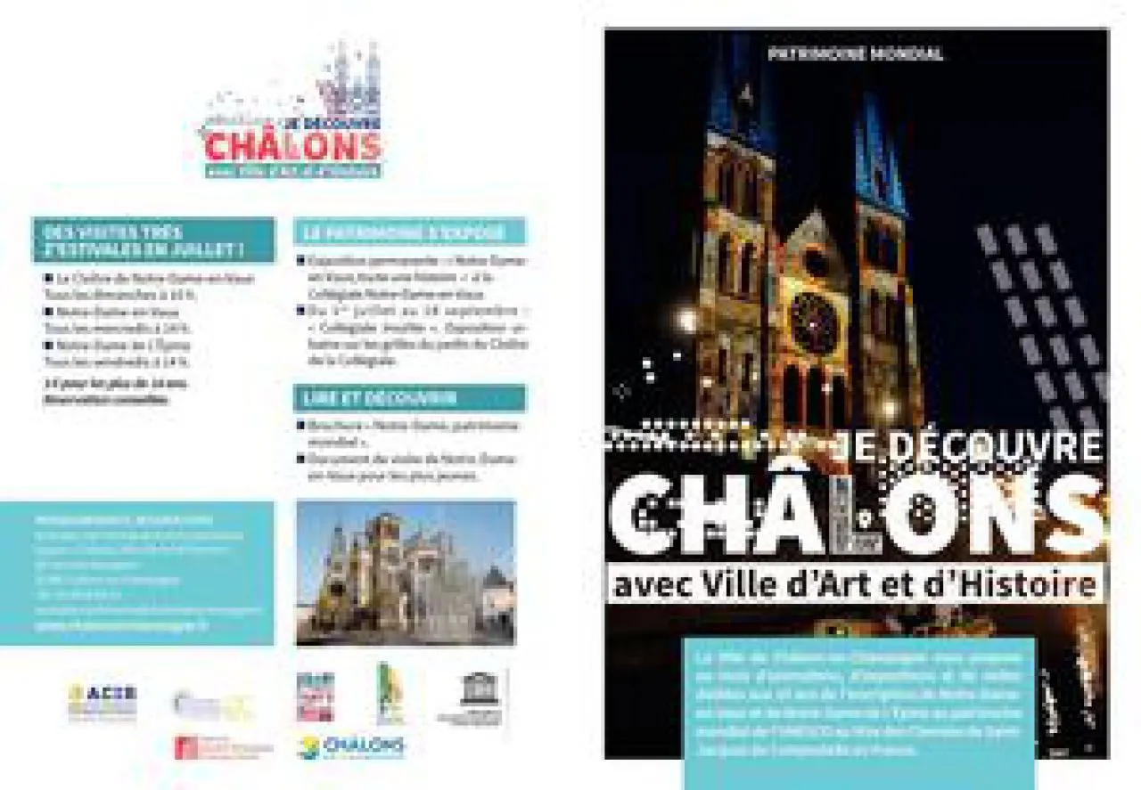 Programme - Je découvre Châlons avec Ville d\'Art et d\'Histoire