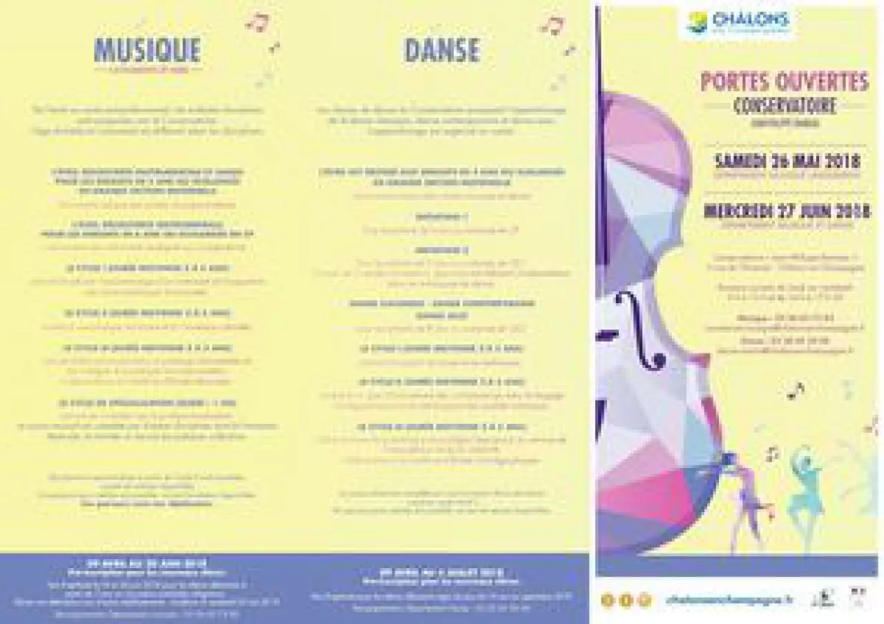 Programme - Portes ouvertes Conservatoire