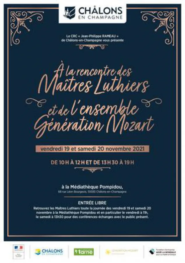 Programme Maitre Luthiers