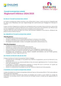 Règlement intérieur CME