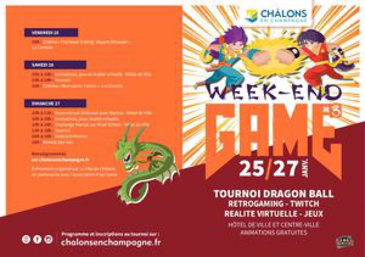 Week-End Game #3 - Le programme complet