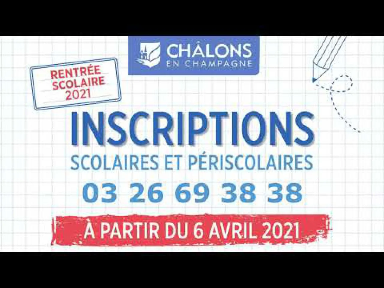 Inscriptions Scolaires et Périscolaire- Châlons-en-Champagne